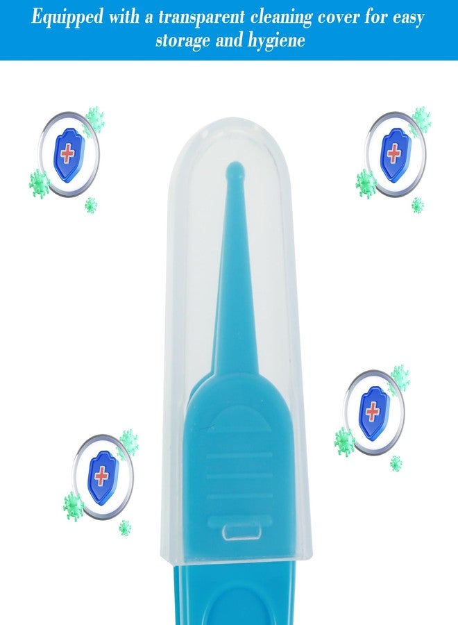 Larrel 5 Pcs Nose Cleaning Tweezers, 5 Colors Baby Nose Picker with Round Plastic Head for Babys Care Comfortable Effective Noses Picker Tool Baby for Cleaning Ear Canals Nasal Umbilical Dirt - Image 4